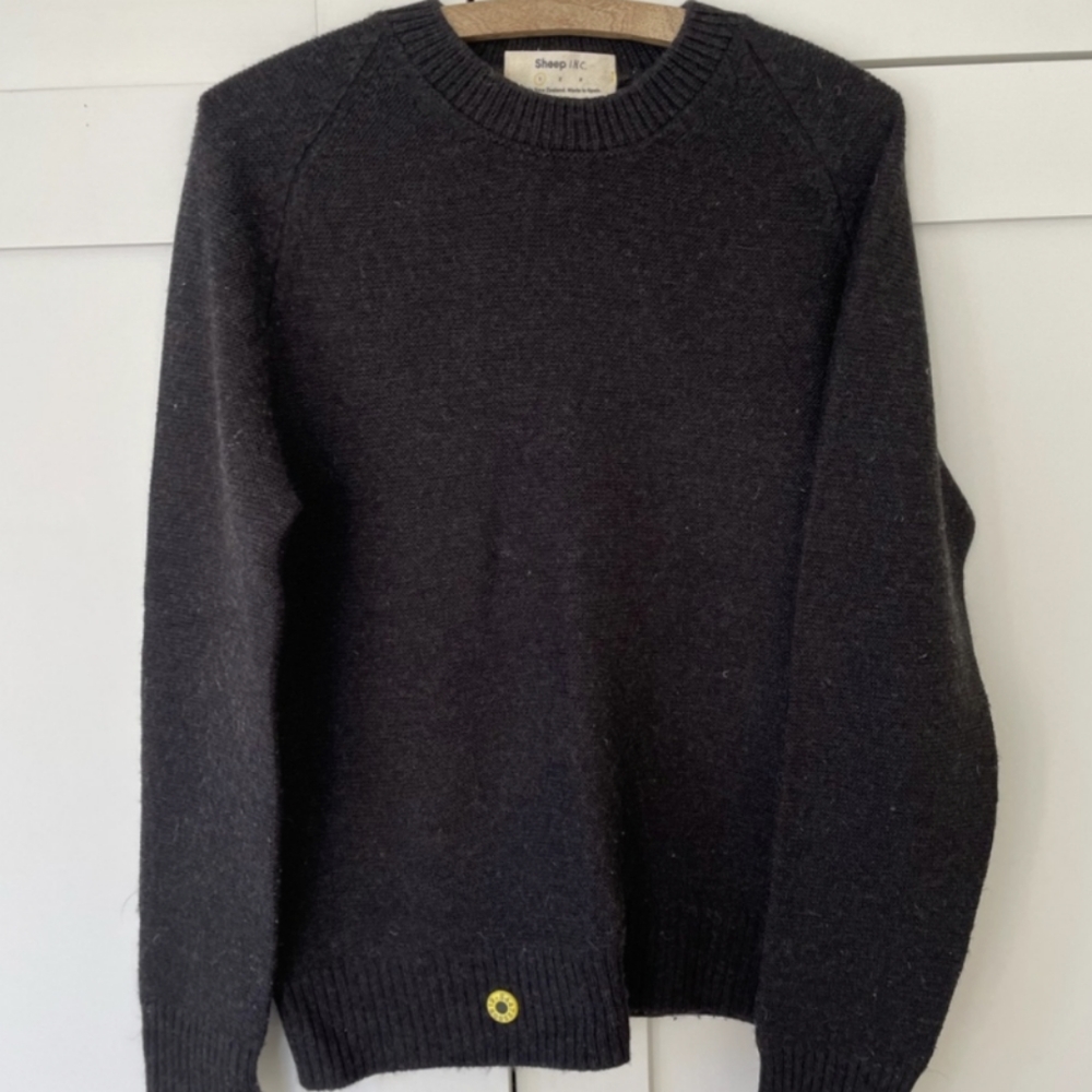 Sheep Inc. Anthracite Black Crewneck Sweater Size 1 (small)
